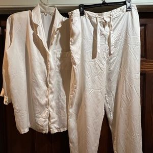 Vintage silk pajamas